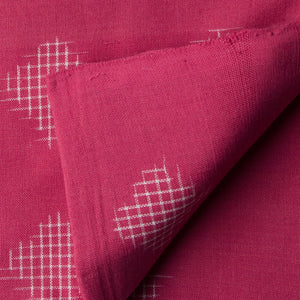 Precut 1 meter -Double Ikat Pochampally Woven Cotton Fabric