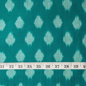 Precut 0.5 meters -Ikat Pochampally Woven Cotton Fabric