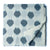 Precut 0.5 meters -Blue & Off white Ikat Pochampally Woven Cotton Fabric