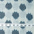 Precut 0.25 meters -Blue & Off white Ikat Pochampally Woven Cotton Fabric