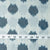 Precut 0.5 meters -Blue & Off white Ikat Pochampally Woven Cotton Fabric