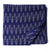 Precut 0.25 meters -Blue Mercerised Ikat Pochampally Woven Cotton Fabric