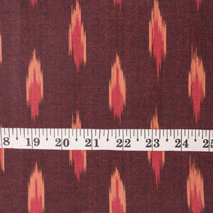 Precut 0.25 meters -Ikat Pochampally Handloom Cotton Fabric