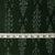 Precut 1 meter -Green Ikat Pochampally Handloom Cotton Fabric