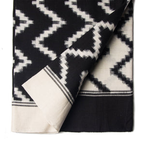 Precut 1 meter -Double Ikat Pochampally Woven Cotton Fabric