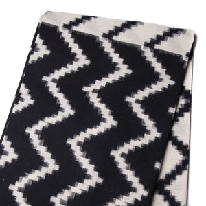 Precut 1 meter -Double Ikat Pochampally Woven Cotton Fabric