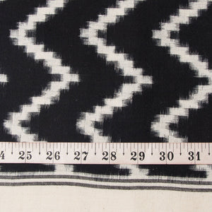 Precut 1 meter -Double Ikat Pochampally Woven Cotton Fabric
