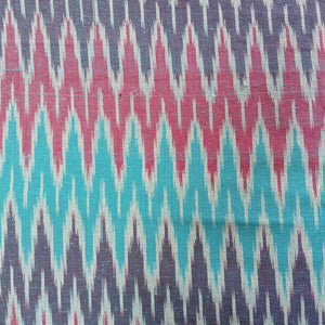 Precut 1 meter -Ikat Pochampally Handloom Cotton Fabric