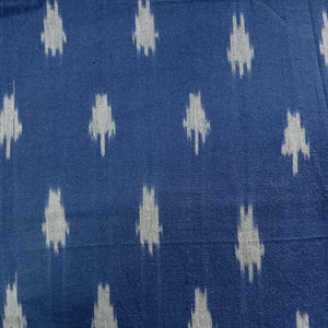 Precut 1 meter -Ikat Pochampally Handloom Cotton Fabric