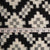 Black & White Double Ikat Pochampally Woven Cotton Fabric