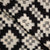 Black & White Double Ikat Pochampally Woven Cotton Fabric