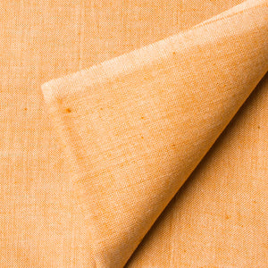Precut 0.25 meters -Yellow Ikat Plain Pochampally Woven Cotton Fabric