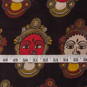 Precut 0.75 meters -Kalamkari Screen Printed Cotton Fabric