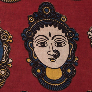 Precut 0.25 meters -Kalamkari Screen Printed Cotton Fabric