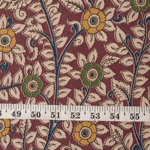 Precut 0.25 meters -Kalamkari Screen Printed Cotton Fabric