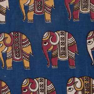 Precut 0.25 meters -Kalamkari Screen Printed Cotton Fabric