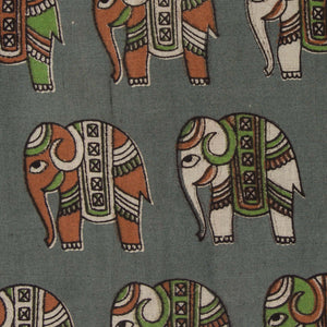 Precut 0.25 meters -Kalamkari Screen Printed Cotton Fabric