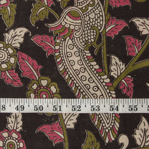 Precut 0.25 meters -Kalamkari Screen Printed Cotton Fabric