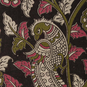 Precut 0.25 meters -Kalamkari Screen Printed Cotton Fabric