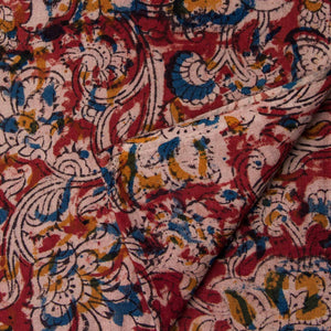 Precut 0.25 meters -Kalamkari Handblock Printed Cotton Fabric