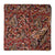 Red Kalamkari Handblock Printed Cotton fabric with floral print