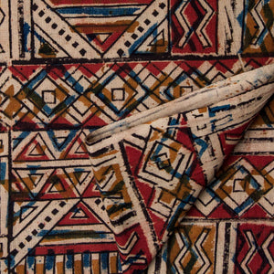 Precut 0.25 meters -Kalamkari Handblock Printed Cotton Fabric