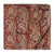 Red Kalamkari Handblock Printed Cotton fabric with paisley print