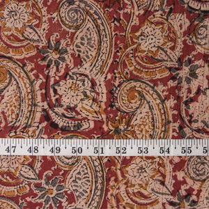 Precut 0.25 meters -Kalamkari Handblock Printed Cotton Fabric