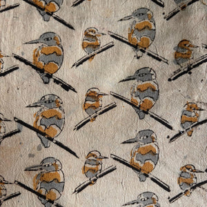 Precut 1 meter -Kalamkari Handblock Printed Cotton Fabric