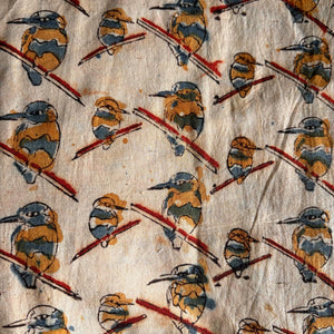 Kalamkari Handblock Printed Cotton Fabric