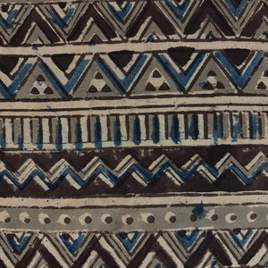 Precut 0.50 meters - Kalamkari Hand Block Printed Cotton Fabric