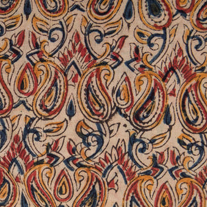 Precut 1 meter -Kalamkari Handblock Printed Cotton Fabric