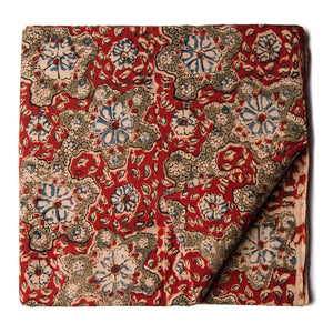 Precut 0.50 meters -Kalamkari Handblock Printed Cotton Fabric