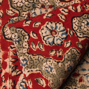 Precut 0.50 meters -Kalamkari Handblock Printed Cotton Fabric