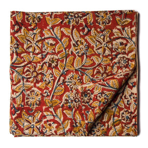 Precut 0.25 meters -Kalamkari Handblock Printed Cotton Fabric