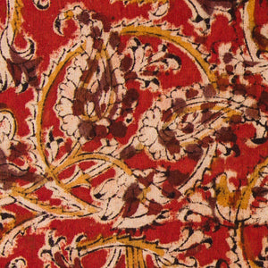 Precut 0.75 meters -Kalamkari Handblock Printed Cotton Fabric