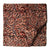 Precut 1 meter -Black & Brown Kalamkari Hand Block Printed Cotton Fabric