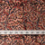 Precut 1 meter -Black & Brown Kalamkari Hand Block Printed Cotton Fabric