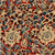 Precut 1 meter -Yellow & Red Kalamkari Hand Block Printed Cotton Fabric