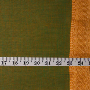 Original Mangalgiri Handloom Cotton Fabric with Golden Border