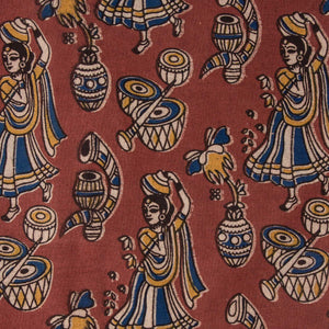 Kalamkari Screen Printed Cotton Fabric