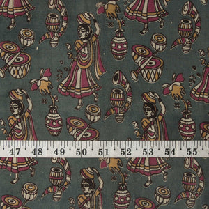 Kalamkari Screen Printed Cotton Fabric