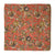 Orange Kalamkari Screen Printed Cotton Fabric with floral print