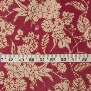 Precut 0.25 meters -Kalamkari Screen Printed Cotton Fabric