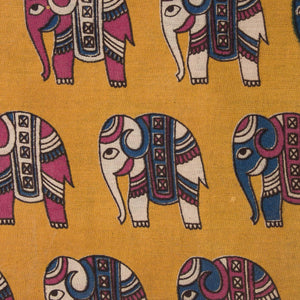 Kalamkari Screen Printed Cotton Fabric