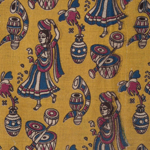 Kalamkari Screen Printed Cotton Fabric