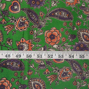 Precut 0.25 meters -Kalamkari Screen Printed Cotton Fabric