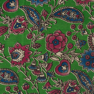 Kalamkari Screen Printed Cotton Fabric