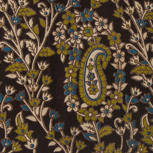 Precut 0.25 meters -Kalamkari Screen Printed Cotton Fabric