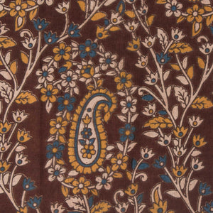 Precut 0.25 meters -Kalamkari Screen Printed Cotton Fabric